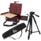 SoHo Urban Artist Pochade Box & Creative Mark Apex Camera Tripod – Portable Adjustable Paint Easel and Storage Organizer for Plein Air Artists & Photographers
